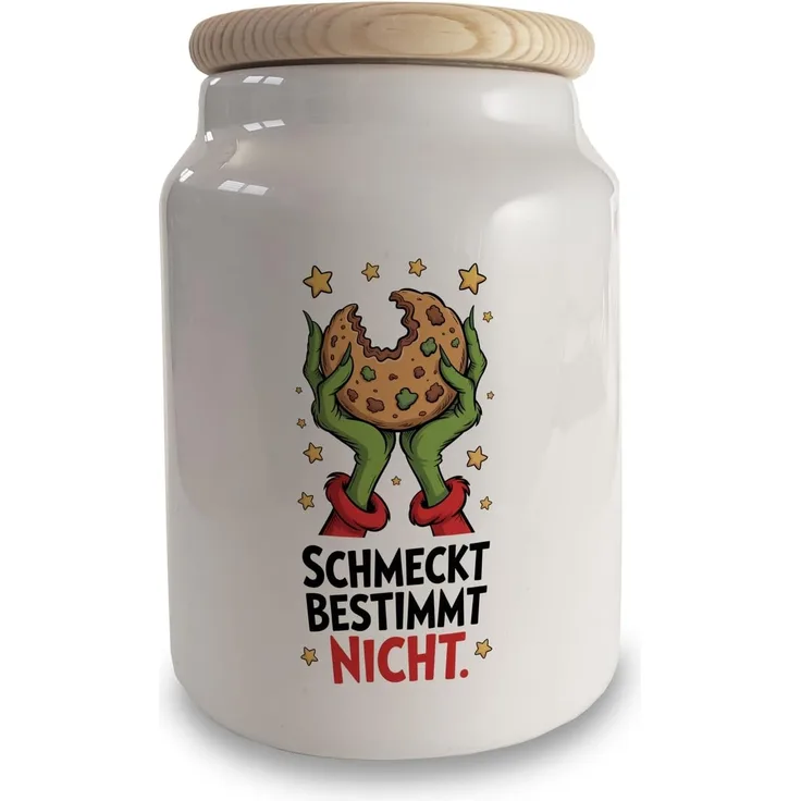 speecheese Keksdose Weihnachtsmuffel Keksdose - Schmeckt Bestimmt Nicht
