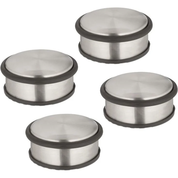 Relaxdays Edelstahl Türstopper im 4er Set – Bild 1