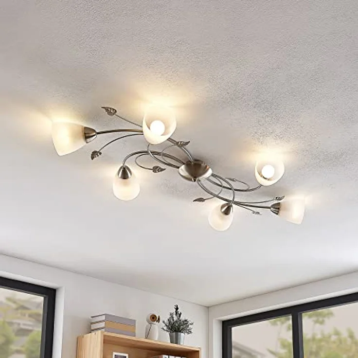 Lindby Deckenleuchten Yannie, Metall, Alu IP20, 6 x 4,5 W LED – Bild 4