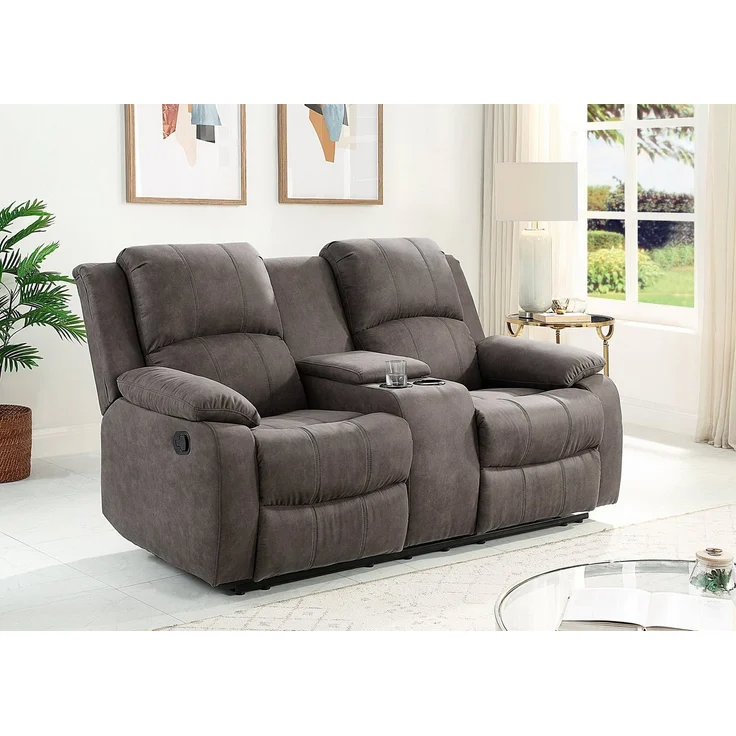 ATLANTIC home collection 2-Sitzer Cicero, mit Relaxfunktion, Federkern und Getränkehalter – Bild 5
