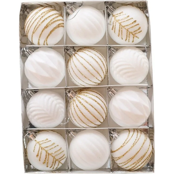 Bomiclss Weihnachtsbaumkugel Weihnachtskugeln aus Samt, 12er Set Samt Weihnachtsdeko, Christbaumschmuck