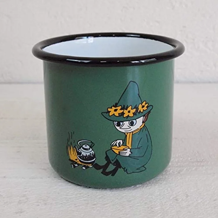 Muurla Kinderbecher Tasse Mumins Snufkin Grün (370 ml) – Bild 2