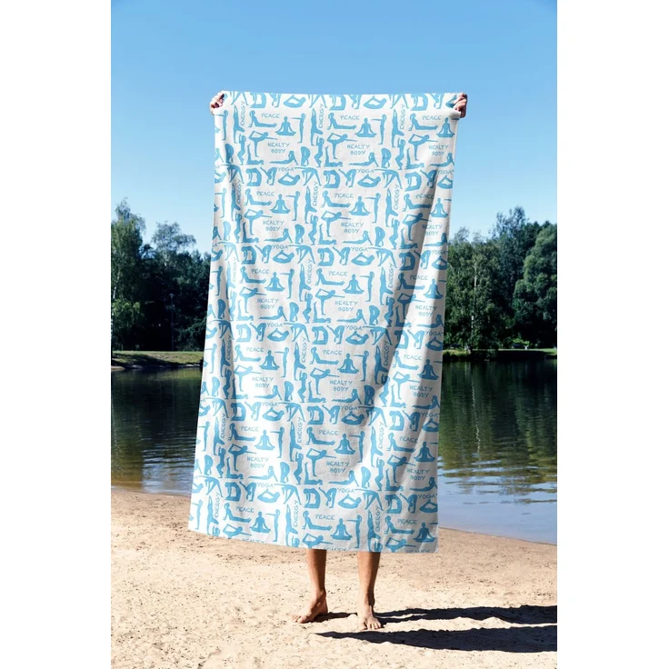 Mijolnir 'Yoga Nature 70' Strandtuch, Mehrfarbig, 70 x 130 cm – Bild 2