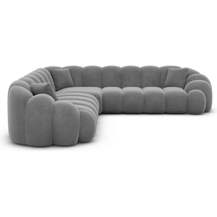 Sofa Dreams Ecksofa Rajada L Form Couch, 4-Sitzer, Design, Eckcouch, Stoffbezug – Bild 2
