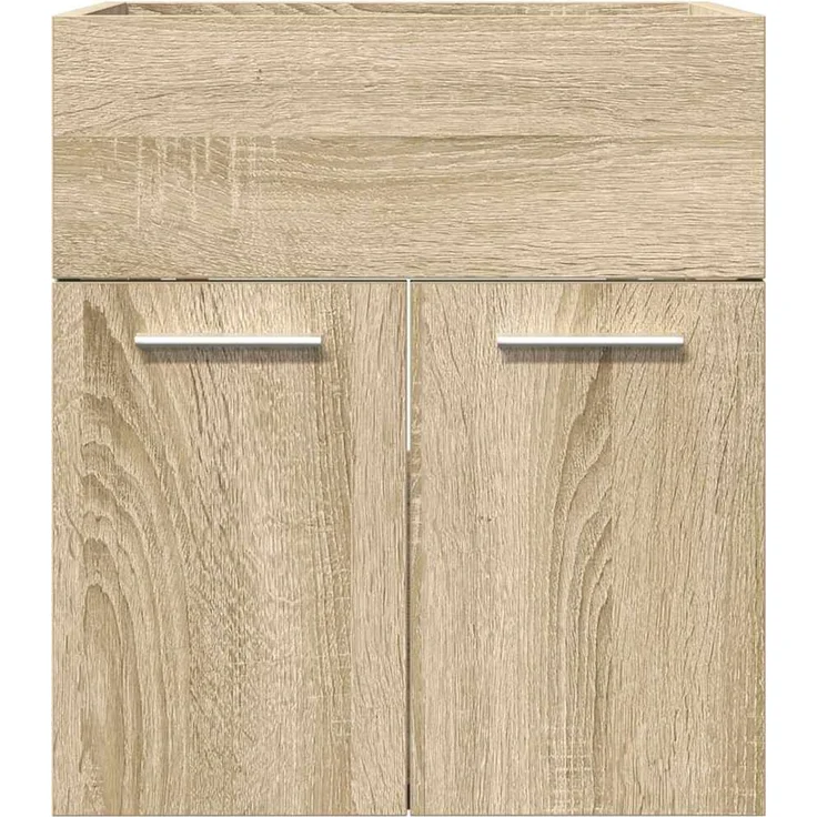 Waschbeckenschrank, Badschrank Sonoma-Eiche 41 x 38,5 x 46 cm Holzwerkstoff de7494 – Bild 4