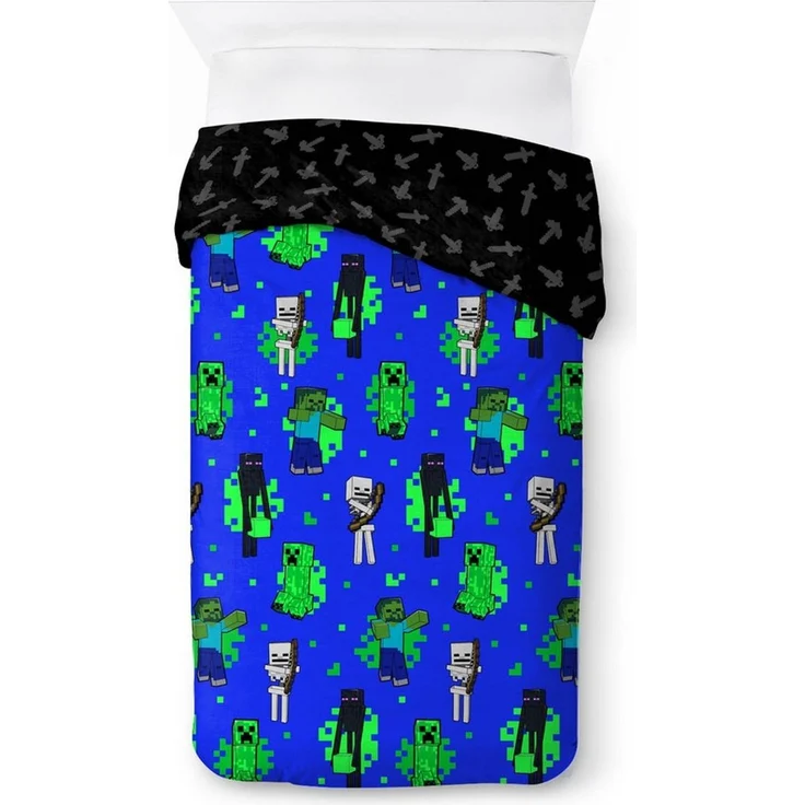 Minecraft Kinderbettwäsche Minecraft Fight Back, Linon, 2 teilig, 100% Baumwolle – Bild 3