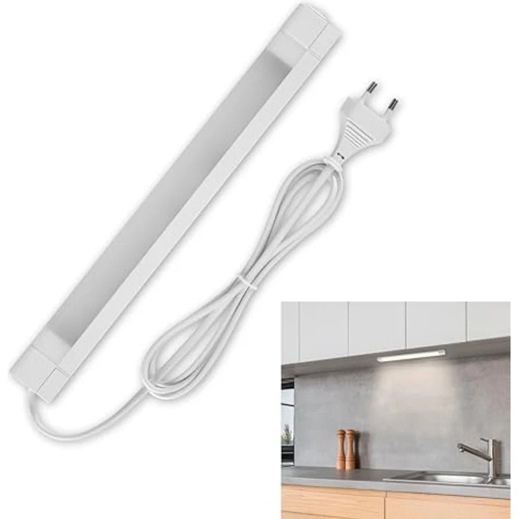 REV Unterbauleuchte Küche LED Z300 - Schrankbeleuchtung 30cm, 20.000h, LED Leiste 4W, 340lm, 3000K, weiß – Bild 2