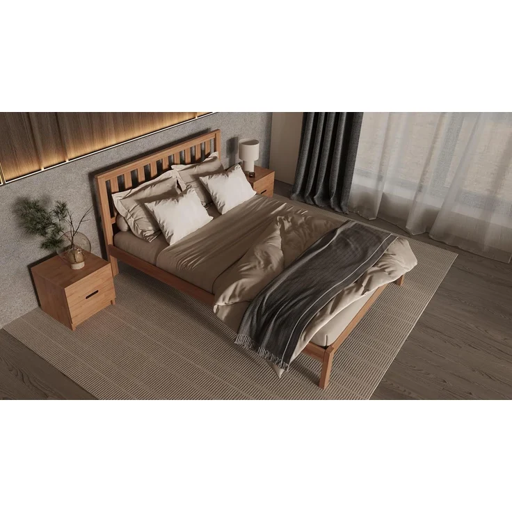 Krok Wood Massivholzbett Krok Wood Massivholzbett Sofia mit Kopfteil in Buche – Bild 8