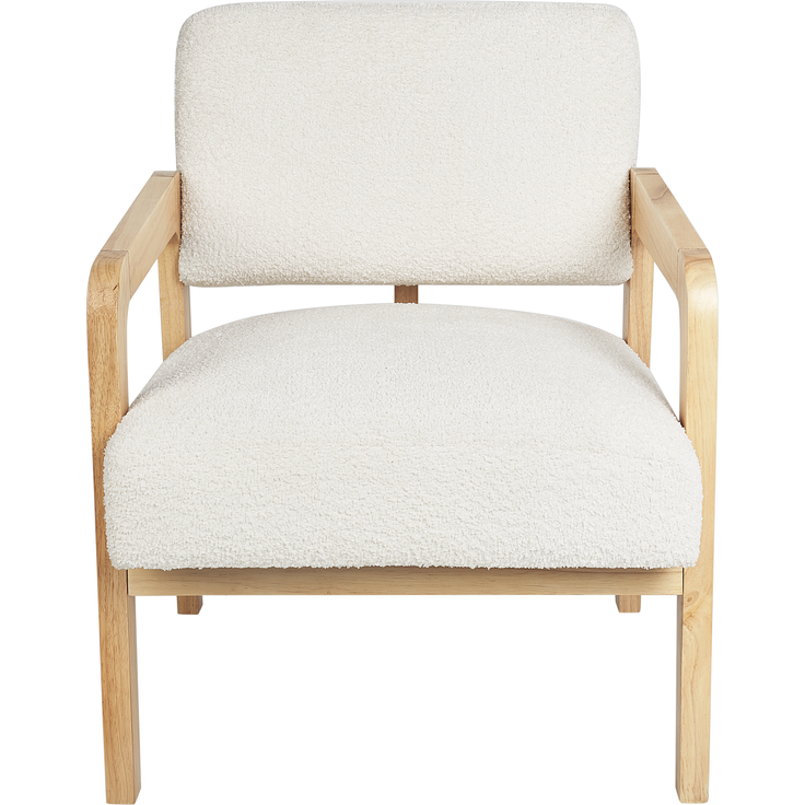 Sessel HJO Bouclé Cremeweiß – Bild 5