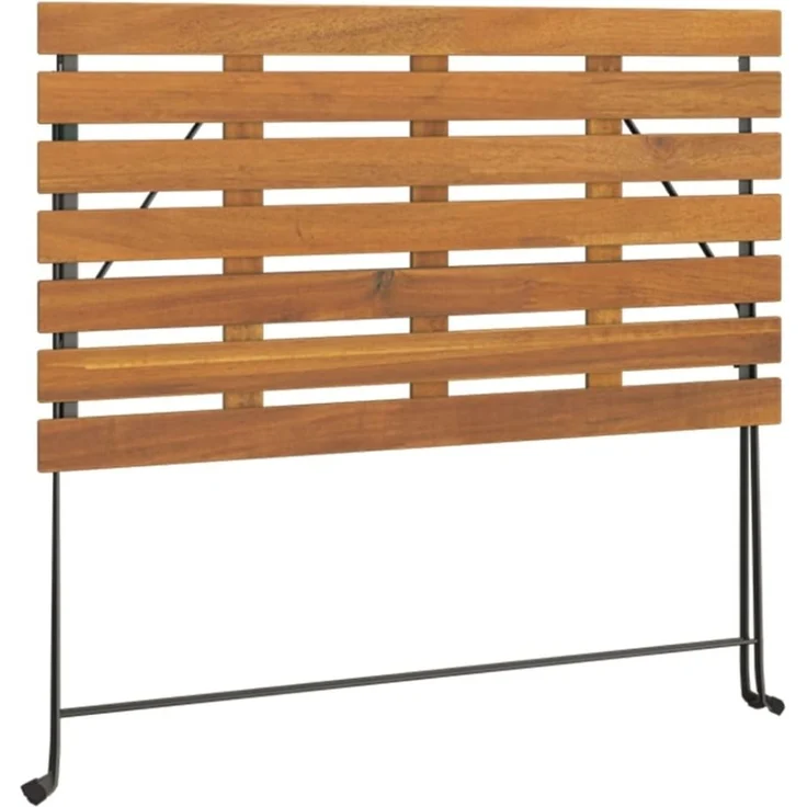 vidaXL 5-tlg. Bistro-Set Klappbar Massivholz Akazie und Stahl 3152098 – Bild 9