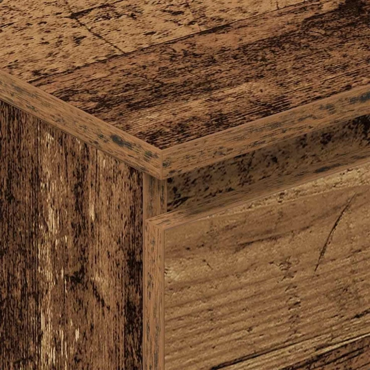 vidaXL Sideboard Altholz-Optik 60x35x98,5 cm Holzwerkstoff 861128 – Bild 2