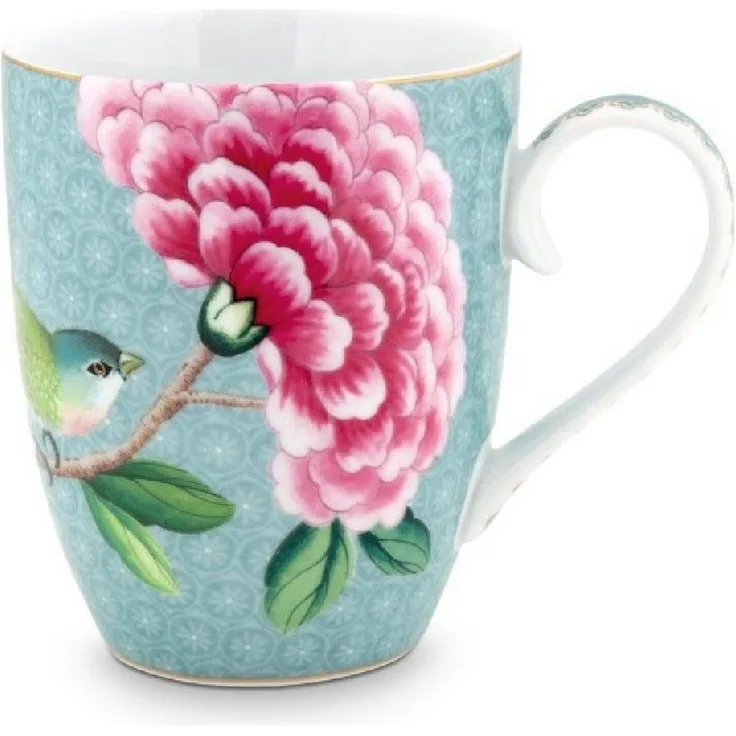 Pip Studio Henkelbecher Blushing Birds Blau (Groß) 51.002.192