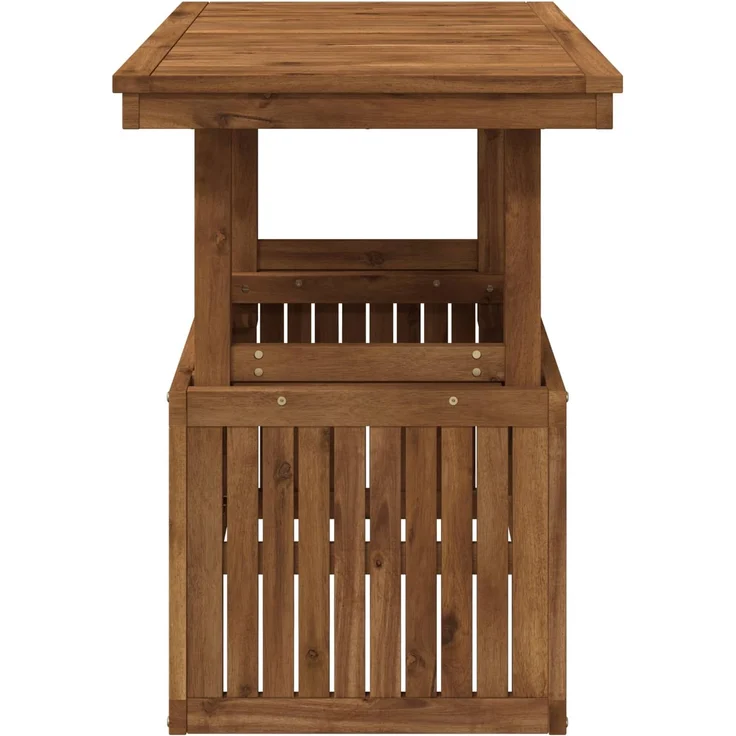 vidaXL Gartenkaffee Tisch aus massivem Akazienholz höhenverstellbar 901244 – Bild 6