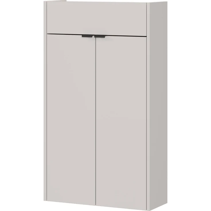 Germania Schuhschrank 1397-605 GW-Ameca, in Kaschmir/Navarra-Eiche, geringe Tiefe - ideal für schmale Flure, 56 x 97 x 22 cm (BxHxT)