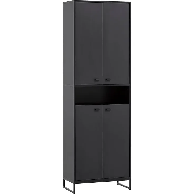 SCHILDMEYER Schuhschrank Schuhkommode Schuhablage Schrank Janne schwarzmatt