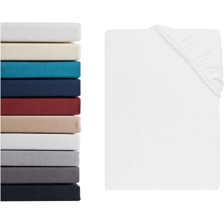 Hometex Premium Textiles Spannbettlaken aus Mikroflausch oder Teddyflausch - Bettlaken extra warm & kuschelig, Gummizug: Rundum, viele Größen und Farben in Premium Qualität – Bild 5