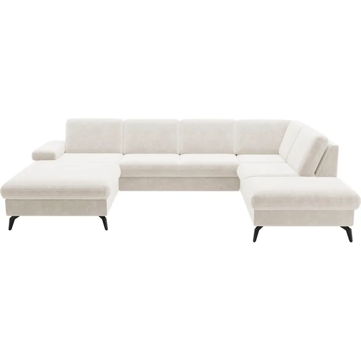sit&more Wohnlandschaft Morris Jubi U-Form, B: 300 cm, mit Armteilfunktion & 1 Zierkissen, optional Bettfunktion