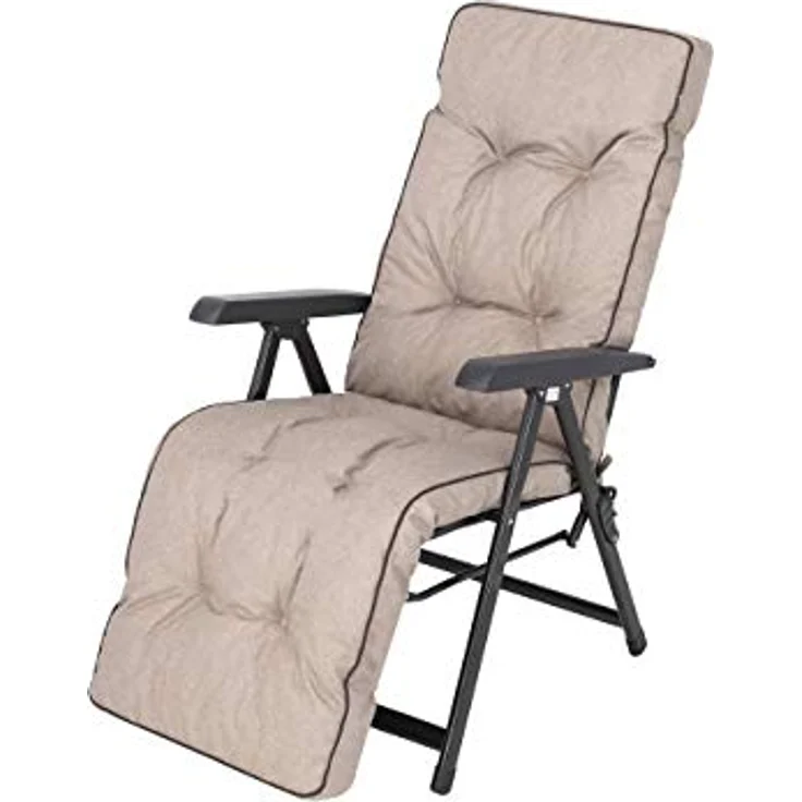 Bjird Liegenauflage Auflage für Liegestuhl 160x50x8, extra dicke Polsterauflage für klappbare Gartenliege/Sonnenliege – Bild 2