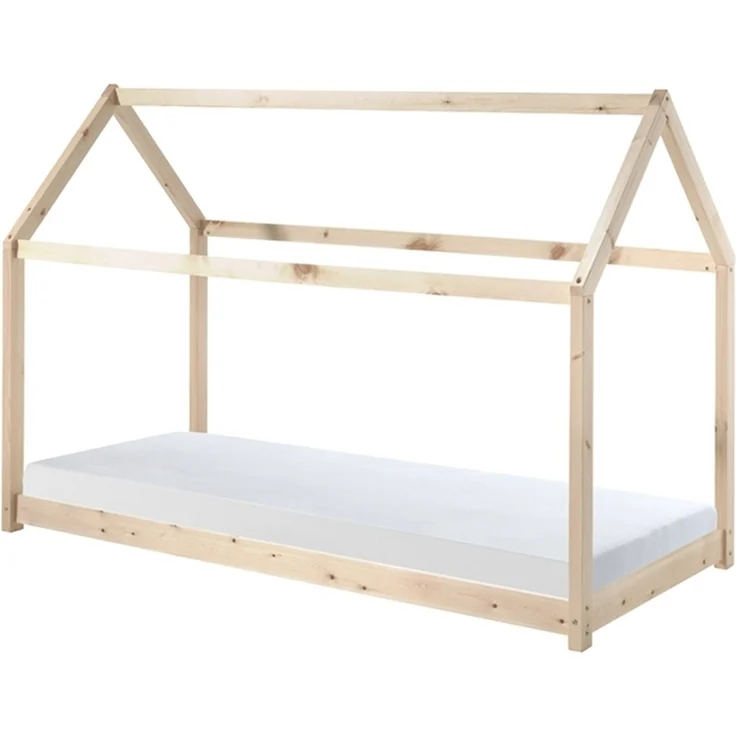 Vipack Hausbett, Holz natur, 90x200 cm – Bild 1