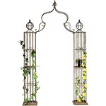 Rosenbogen Metall Kletterhilfe 93969 275x172 cm Gartenbogen Rankhilfe Rankgitter Torbogen