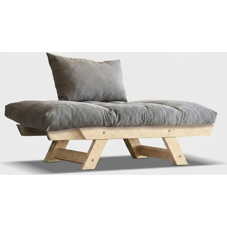 Skye Decor 'CPT8143-140' Garten-Sessel, Natur / Grau, 108-140 x 75 cm – Bild 4