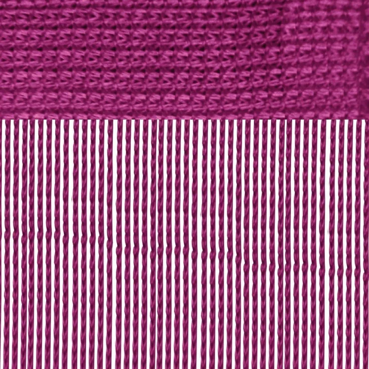 Fadenvorhang mit Stangendurchzug, individuell kürzbare Gardine, moderner und eleganter Dekorationsartikel in vielen Farben und Ausführungen Schwarz 300x250 cm 4er-Pack – Bild 6