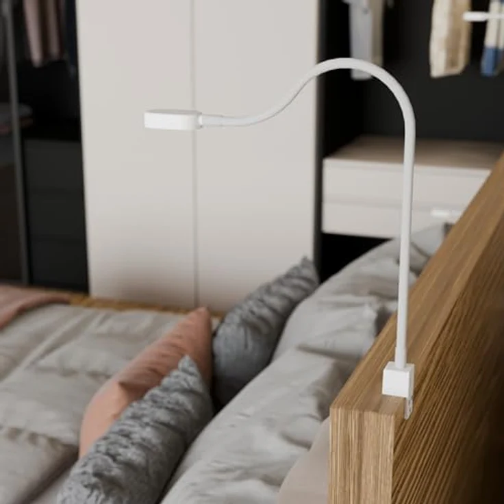 kalb Bettleuchte Ilios LED-Bettleuchte USB-C Wand- & Winkelmontage Flex Arm Dimmbar, Touch-Dimm-Schalter, Warmweiß – Bild 4