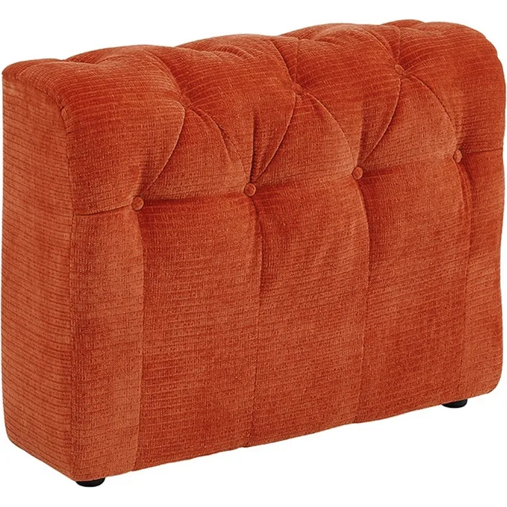 KAWOLA Sofa Seitenelement SEPHI medium Cord Vintage rot 62 x 27 x 82 cm