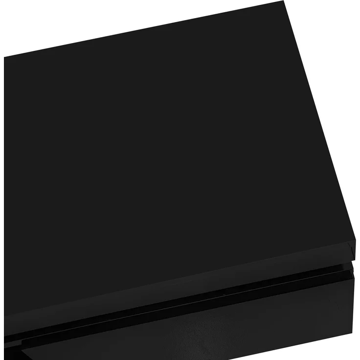 ZUBALIYA Wohnzimmerset 181x38x38 cm, mit LED-Beleuchtung, Hochglanz, aus Spanplatte, Schwarz – Bild 23