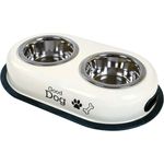 Hundefutterstation Futterstation Hundenapf Futternapf Napf Trinknapf Doppelnapf