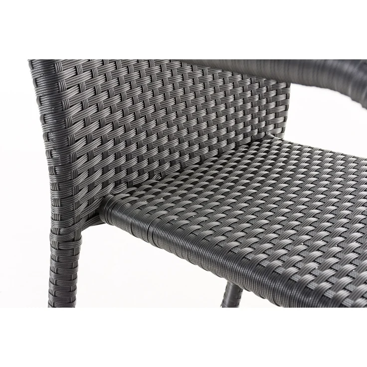 CLP Polyrattan Stapelstuhl Leonie,schwarz – Bild 10