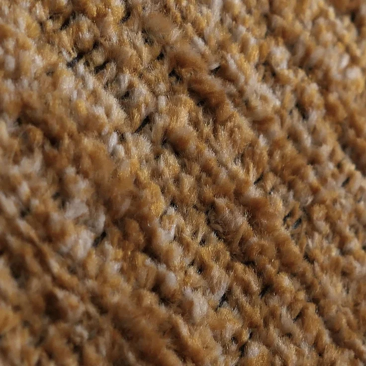 2er-Set Esszimmerstuhl HWC-Q35, Küchenstuhl Armlehne drehbar Auto-Return, Stoff Chenille (680g/m²) Holz MVG ~ senfgelb – Bild 4