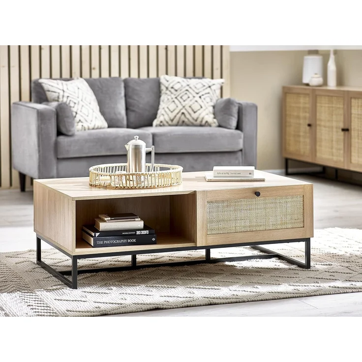 Julian Bowen Padstow Couchtisch, Eiche, Holzwerkstoff, Einheitsgröße – Bild 7