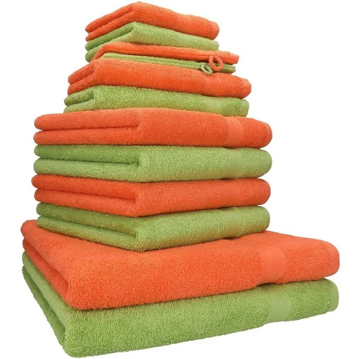 Betz Handtücher Premium Handtuch-Set 12-tlg, 100% Baumwolle (Set, 12-St), Duschtücher,Handtücher, Gästetücher, Seiftücher,Waschhandschuhe – Bild 5