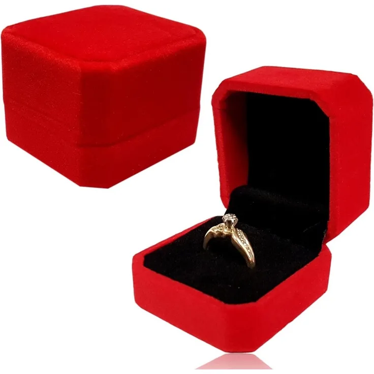 BAYLI Schmucketui Ringetui Ringbox Ringschachtel Schmuckschachtel Geschenkbox Trauringet