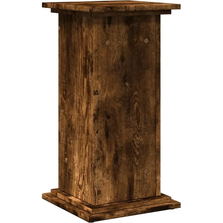 vidaXL Postament mit Stauraum, Holzwerkstoff, Räuchereiche, 31 x 30 x 60 cm – Bild 7