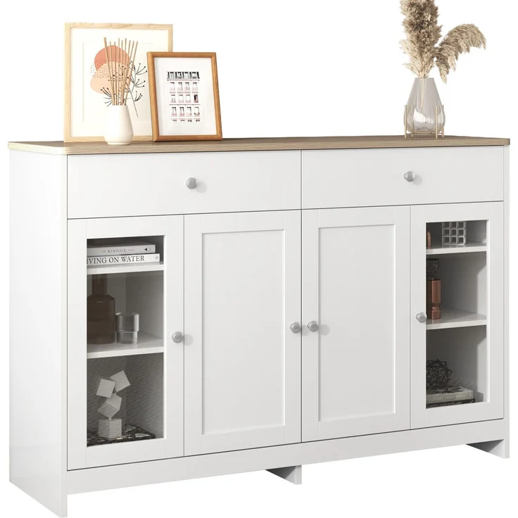Sideboard 120/37/80 cm, Mehrzweckschrank, Beistellschrank, Küchenschrank – Bild 5