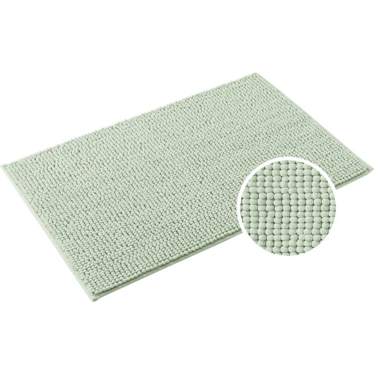 OTTO home Badematte Vanessa Chenille, Standard & Premium, 15mm oder 20mm, auch als 2er Set, rutschhemmend beschichtet, schnell trocknend, strapazierfähig, fußbodenheizungsgeeignet, Polyester, rechteckig, Uni Farben, besonders weich, flauschig, Badvorleger – Bild 2