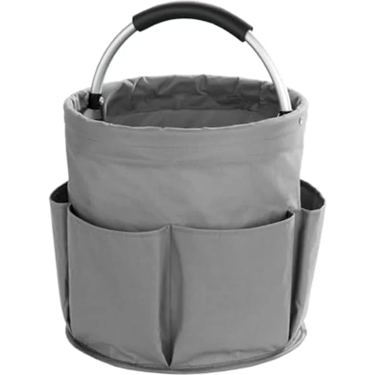 Maximex Organizer Universal-Reinigungs-Caddy (1 St), mit 6 Außentaschen für Gartenwerkzeug, großes Hauptfach, faltbar, 16 l – Bild 1
