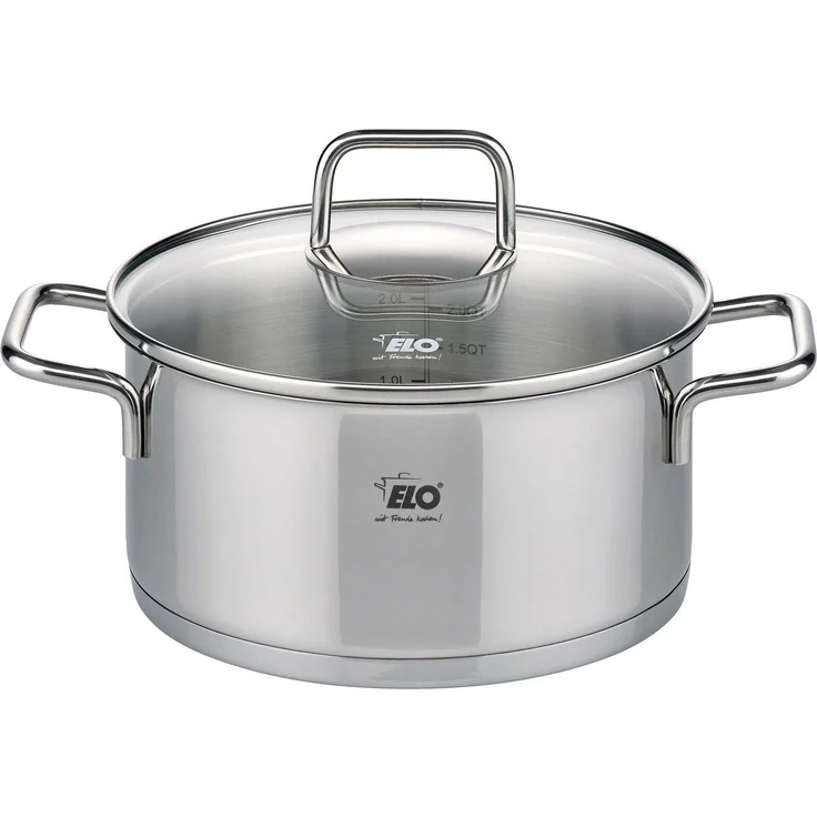 Elo Bratentopf Citrin, Edelstahl 18/8 (1-tlg), Induktion, Ø 20 cm – Bild 1