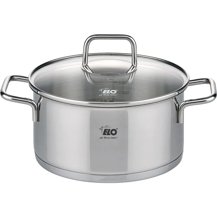 Elo Bratentopf Citrin, Edelstahl 18/8 (1-tlg), Induktion, Ø 20 cm