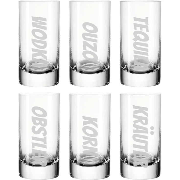 Luxentu Stamper 55 ml 6er Set Schnaps-Ensemble – Bild 1