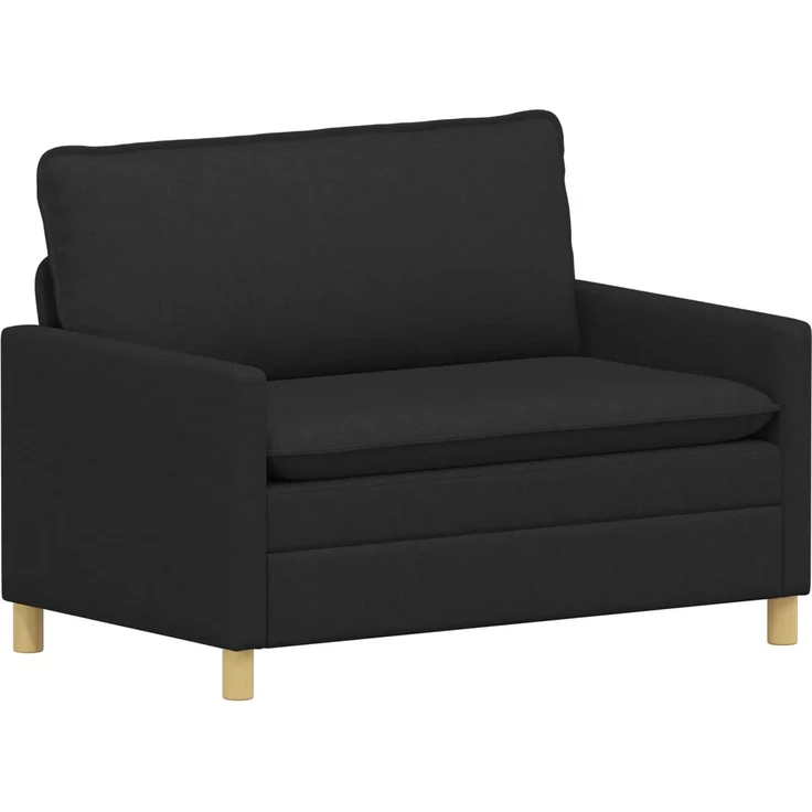 vidaXL Sofa Set 2 stk. Schwarz Stoff 3417019 – Bild 4