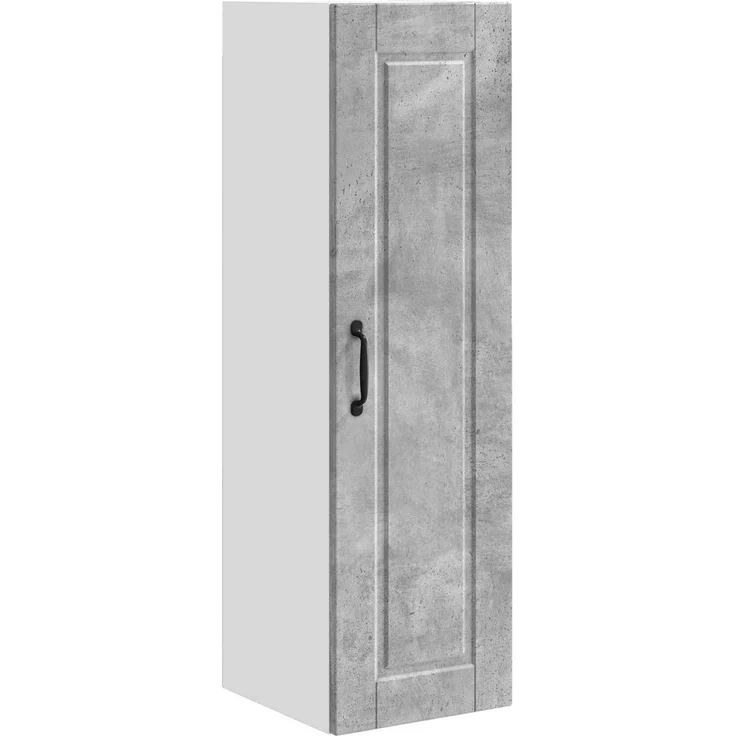 vidaXL Wandschrank PORTO Betongrau 30 x 31 x 100 cm Holzwerkstoff 885458 – Bild 2