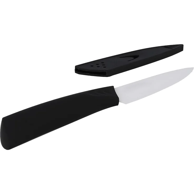 EUROHOME Allzweckmesser Messer aus Keramik mit Schutzhülle für einen präzisen Schnitt, Keramikmesser mit ergonomischem Griff - Kochmesser – Bild 1