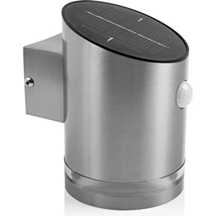 Smartwares Solare Außen‑Wandleuchte mit Bewegungsmelder – Warmweißes Licht – LED 75 lm – Wassergeschützt – Kabellos – Solarbeleuchtung für Eingang, Terrasse, Fassade oder Weg – 10.045.82 – Bild 3