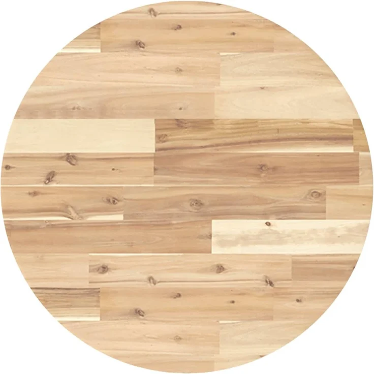vidaXL Tischplatte Rund Ø60x4 cm Massivholz Akazie 4008690 – Bild 2