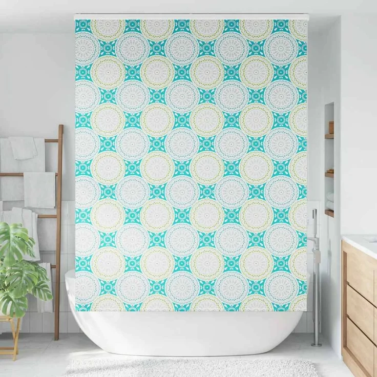 vidaXL Duschrollo mit Kassette 150x240 cm Stoffbreite 146 cm 4015006 – Bild 2