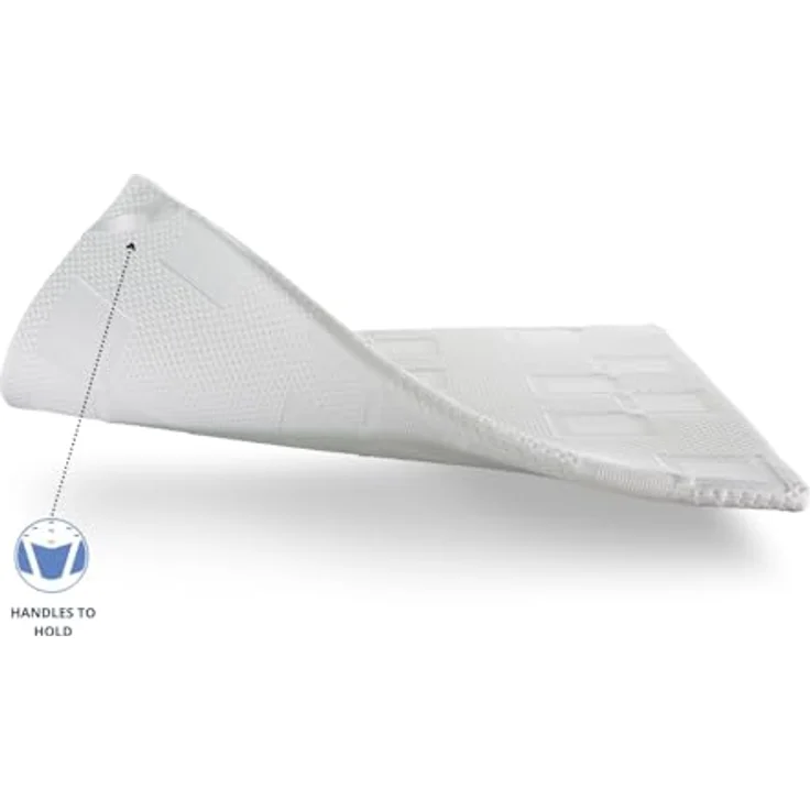 DORMISSIMO Topper 160x200 Moon, 5 cm HR-Schaum, atmungsaktiv und anpassungsfähig, mit zwei abnehmbaren Bezügen – Bild 3
