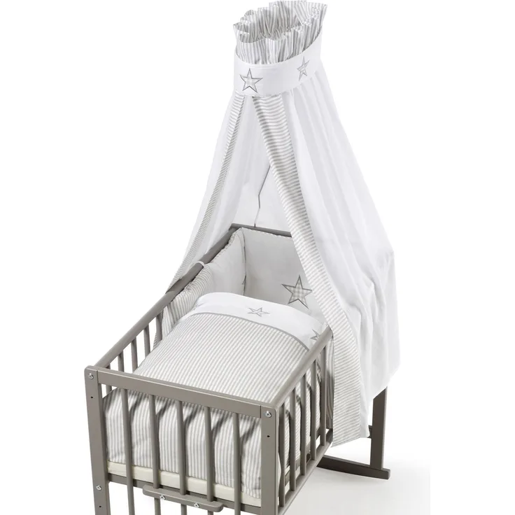 Schardt Himmelset für Wiege Wiegenset Stern beige